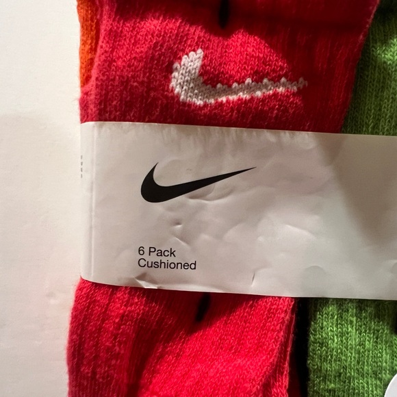 Nike, Cushioned Crew, 6 Pack Socks, Multicolor - Picture 13 of 14